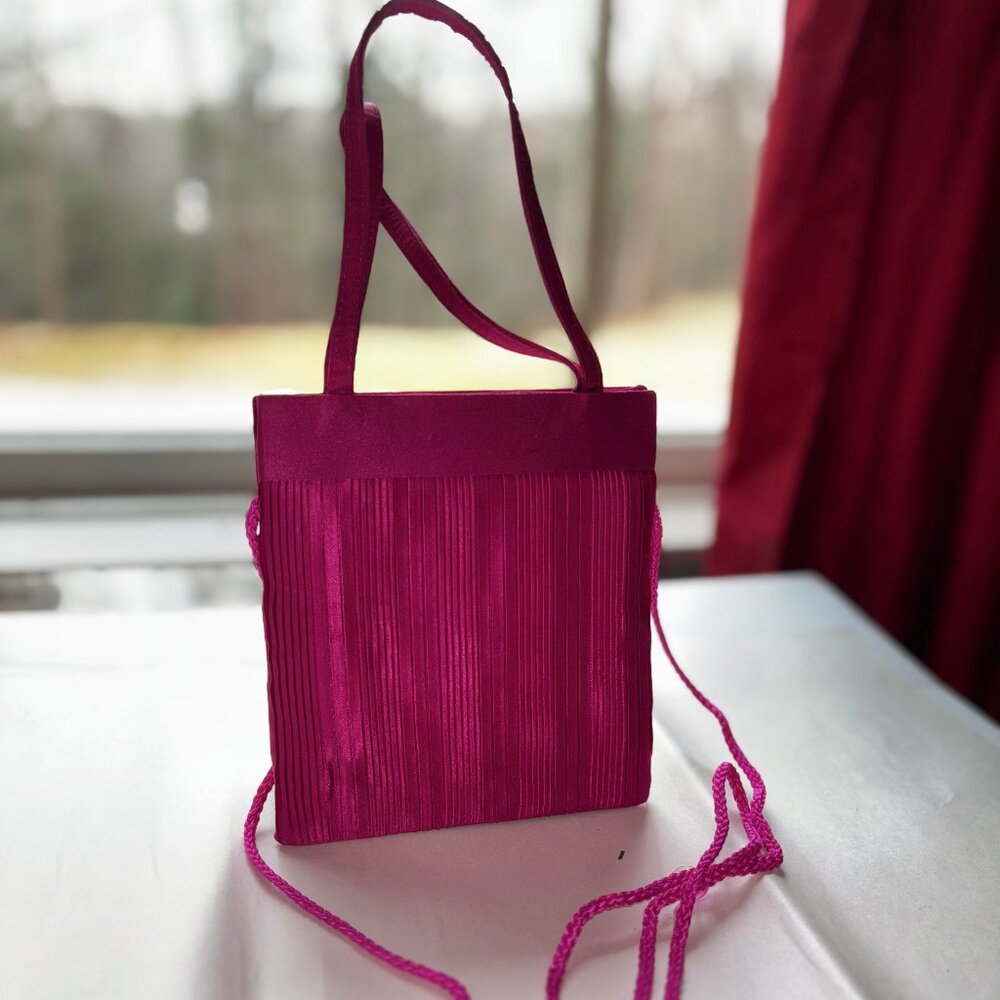 Small Pink Satin Bag